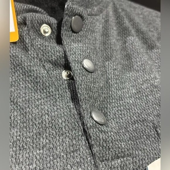 Carhartt Relaxed Fit Henley, Heavyweight thermal,chest pocket,snaps, long sleeve - Picture 6 of 9